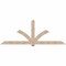 Ekena Millwork Redmond Smooth Timber Gable Bracket, Douglas Fir, 108"W x 40"H x 3 1/2"D x 5 1/2"F, 9/12 Pitch GBW108X40X0406RED00SDF - alternate 1